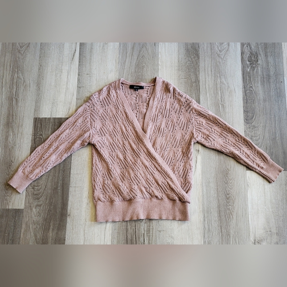 Tan Wrap Sweater